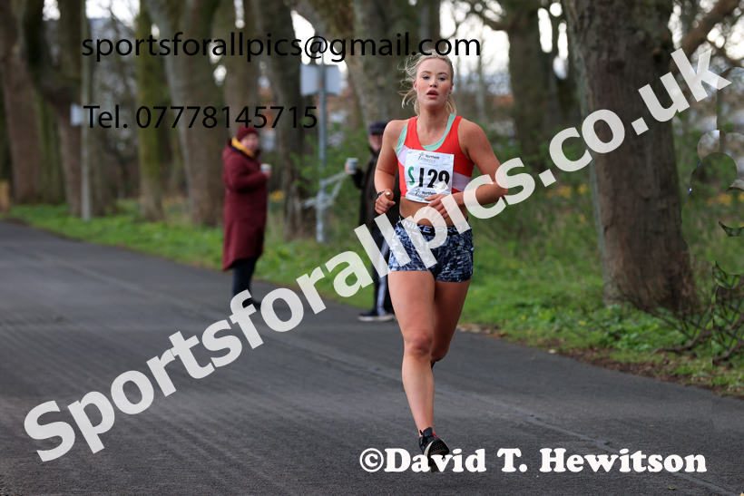 Senior Womens 6 Stage Road Relay, 2026 Northern Mens 12 and Womens 6 Stage Road Relays and Young Athletes 5k, Sheepmount Stadium, Carlisle. Photo: David T. Hewitson/Sports for All Pics